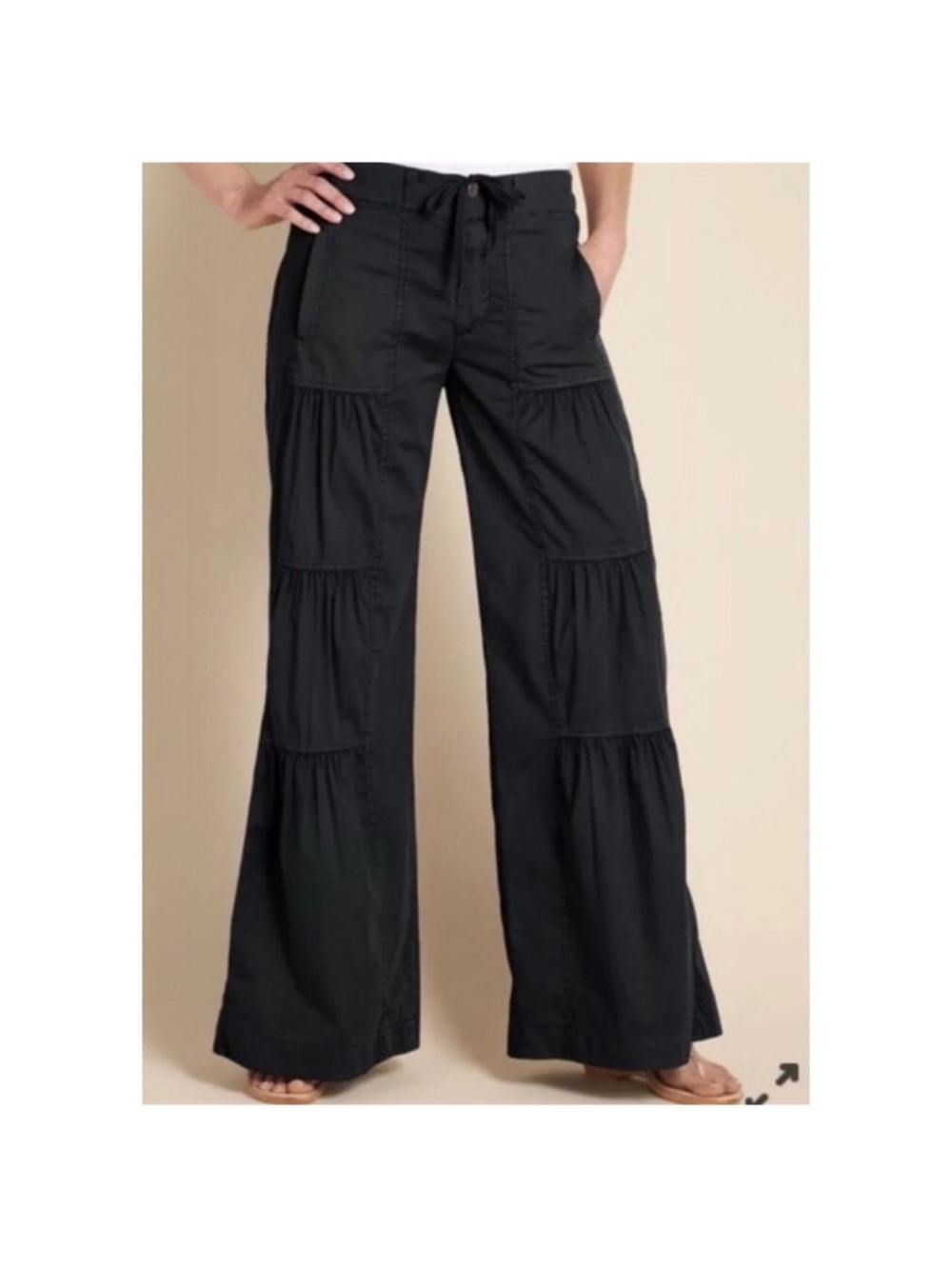 Soft Surroundings Black Terrace Pants Size petite Small